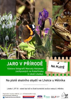 Jaro v přírodě na plotě